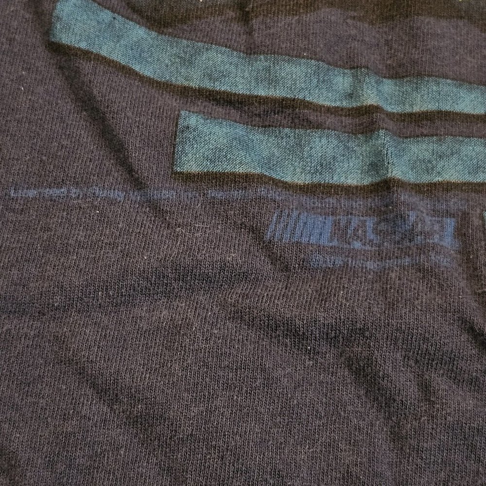 90s Large Rusty Wallace Nascar Blue Faded Racing Tshir Miller Lite Racing 2 Flaw - Picture 8 of 10